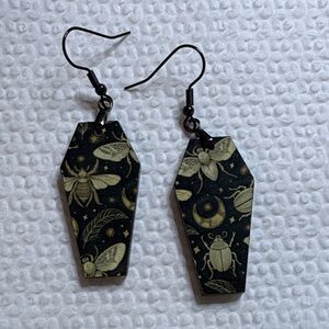 Moth earrings